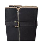 Rialto  Cassie Brown Faux Sherpa Lined Tall Riding Boots Buckles Zippers Size 7.5 Photo 5