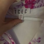 TCEC  Peplum Top Floral Pink Photo 1