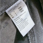 American Eagle Mom Straight Leg Denim Jeans Gray Distressed 6 Short Photo 1