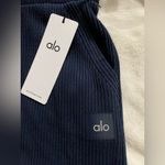 Alo Yoga NWT Muse Wide Leg Pants Navy Blue Relax Fit Size S Front Pockets Photo 10
