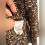 Show Me Your Mumu Bell Sleeve Geometric Dots Blouse Size Small EUC Photo 2