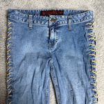 Mudd Y2K Yo! Low RiseLace Up Flare Jeans Size 7 Photo 6