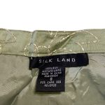 SilkLand Pure Silk Dress Pants Green Size 8 Photo 2