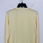 J.Crew Pima Cotton Long Sleeve Tee Shirt Buttermilk Yellow Crewneck XXS NWT Photo 4
