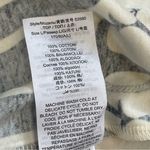 Tory Burch ANCHORS T-shirt short sleeves big front patch pockets 100% cotton L Photo 13