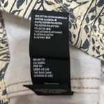 Free People Modern Femme Skirt in Cream & Blue Cotton Mini Denim Size 2 NEW Photo 6