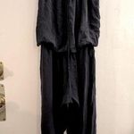 L'Agence L’Agence 100% Silk black jumpsuit in size 1 Photo 0