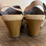 Dr. Scholl’s Pondering Leather Wooden Wedge Heels Sandals Shoes Women’s Size 8.5 Photo 11