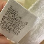 Flax  Linen One Button Vest Size Medium ivory off White Photo 4