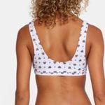 RVCA  Foulard Bralette Bikini Top Geometric Scoop Neck Purple S Photo 1