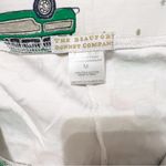 SET The Beaufort Bonnet Christmas Wagon Tree Pajama Top and Pant Size Medium M White Photo 3