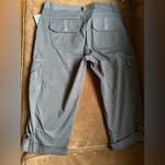 Gloria Vanderbilt  Black Cargo Capri Casual Pants Sz 4P Photo 2