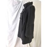 Miss Sixty Wool Blend Military Coat Gray XL Funnel Neck Bell Sleeves Mod Photo 4