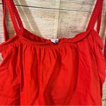 Love, Fire red crop top flowy style Size Large Photo 5