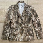 Joseph Ribkoff Joseph Ribhoff  Snake Animal Print Jacket‎ Size 6 Made In Canada Photo 0