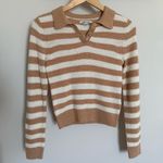 American Eagle  Striped Polo Henley Sweater Size XS NWOT Photo 2