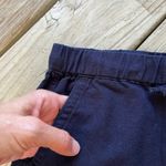 J.Crew Women's Linen Cotton Blend Navy Shorts Size S Blue Photo 2