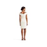LAUREN RALPH LAUREN Cocktail dress IRENE Size 2 White Photo 2