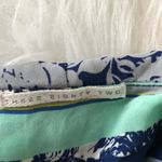 Three Eighty Two  Women's Blue Striped Floral Print Sleeveless Blouse, Size Small Photo 9