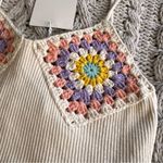 ZARA  Crochet‎ Crop Tank Top XS-S NWT Photo 3