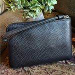 Coach Limited Edition🔥Authentic  pebbled leather zip top wristlet "Wonder woman" Photo 8