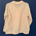 Johnny Was  Calme Double Pocket Shacket Cotton Women’s Cream Size XS Photo 2