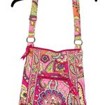 Vera Bradley  Pink Paisley Quilted Crossbody Bag | Festival Y2K Boho Photo 1