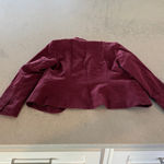 Loft 🦃  Burgundy Jacket with Button Front size 4P Photo 7