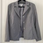 Pendleton Women’s Grey Stretch 98% Wool Blazer Suit Jacket Three Buttons Size 8 Photo 3