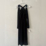 ASTR  The Label Cutout Cinched Midi Black Dress NWT‎ Revolve Small Photo 3