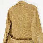 Abercrombie & Fitch  Caramel Corduroy Double Breasted Long Jacket Size Medium Photo 3