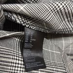 H&M  Glen Plaid Dress Womens Sz 10 Black White 3/4 Sleeve Boat Neck Preppy Career Photo 7