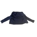 St. John  navy blue jacket with silver hook closures Photo 2