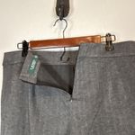 Ralph Lauren Lauren Gray Herringbone Wide Leg Dress Pants Size XL Ponte Knit Photo 4