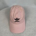 Adidas Trefoil Logo Pink Cotton Baseball Cap Adjustable Strap Streetwear Casual Photo 2