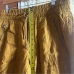 Athleta Cabo Linen Jogger Toasted Ochre Gold Burnt Orange Athleisure Size 4 Photo 7