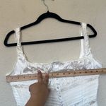 House Of CB  'Illiana' Ivory‎ Real Silk Maxi Dress NWOT size M Photo 7