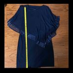 Enfocus Studio sleeveless blue sequins dress M Photo 3