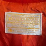 Pendleton  Womens Vintage Size 8 Blazer Jacket One Button‎ Tomato Red Virgin Wool Photo 4