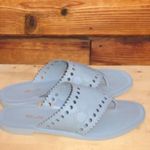 Diane Von Furstenberg  Womens 8.5 DVF Leather Sandals Shoes Photo 3