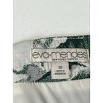 Eva Mendes Women’s Green Rose Floral MidiPencil Skirt With Gold Buttons Size 10 White Photo 7