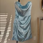 House Of CB   ‘Odelle’ Ocean Blue Strapless Mini Dress NWOT size XS Photo 12