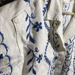 Driftwood Chloe Floral Embroidered Camp Shirt Photo 4