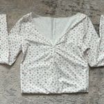 Floral Long Sleeve One Piece Sleepwear Size M White Size M Photo 11