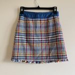 ZARA  BASIC CONTRASTING TWEED MINI SKIRT‎ WOMENS SIZE XS Photo 4