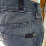 7 For All Mankind Blue Straight Leg Jeans Versatile Style Photo 5
