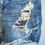 Judy Blue Ripped Distressed Tulip Hem Denim Jean Shorts Large Photo 2
