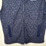 Panhandle‎ Slim Blue Embroidered Fleece Zip Up Vest Western Wear Women's XS Photo 3