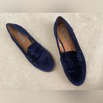 Steve Madden Cyylo Blue Velvet Loafers Shoes, Size 9M Photo 0