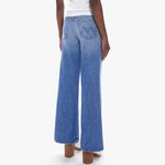 Mother The Tomcat Roller in Pretty Is As Pretty Does size 31 Jeans Wide Leg Blue Photo 2